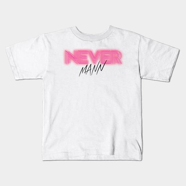 NeverMann logo Kids T-Shirt by NeverMannOfficial